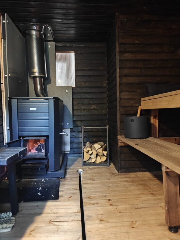 Sauna onboard Steamship Kouta